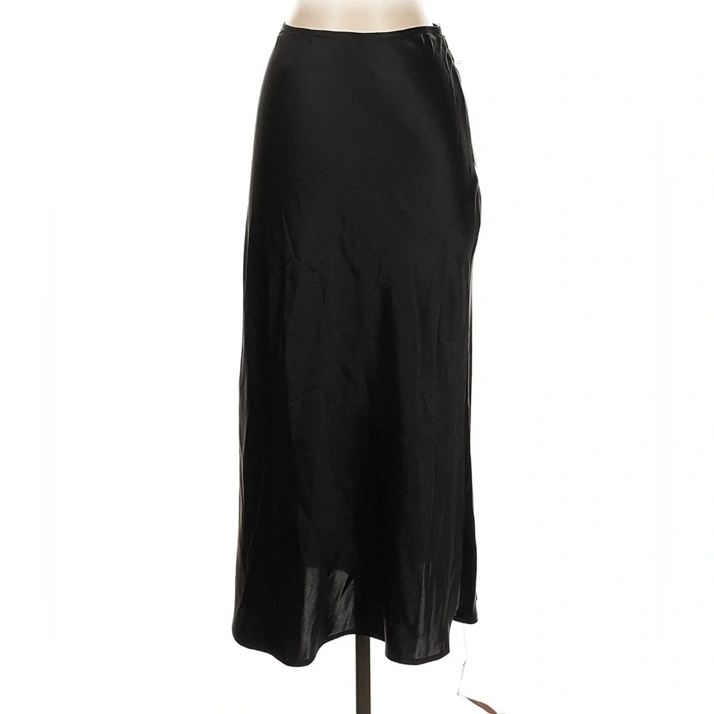 Reformation Black Midi Skirt - Picture 2 of 7